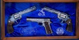 Colt 250th ANNIVERSARY 3 GUN SET PYTHON 357 KING COBRA .22 1911.45 1 OF 250 COLLECTOR LIMITED EDITION COMMEMORATIVE TALO RARE - Image 1 of 14