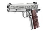 Ruger 16707 SR1911 250th Anniversary 45 8+1 5in Stainless LIMITED ENGRAVED EDITION - Image 5 of 6