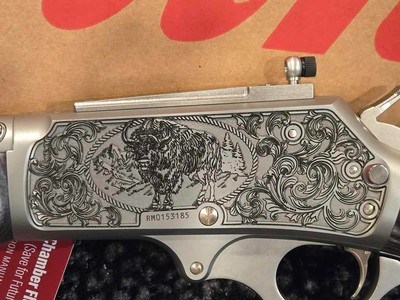 NEW, CUSTOM ENGRAVED, Marlin 1895 Trapper Buffalo .45-70 Govt. 1 of 300 LIMITED EDITION COMMEMORATIVE RARE COLLECTOR - Image 1 of 10