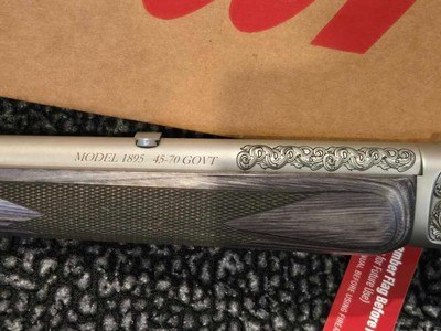 NEW, CUSTOM ENGRAVED, Marlin 1895 Trapper Buffalo .45-70 Govt. 1 of 300 LIMITED EDITION COMMEMORATIVE RARE COLLECTOR - Image 4 of 10