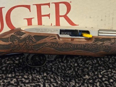 Ruger 10/22 AMERICA 250TH ANNIVERSARY LIMITED TALO COMMEMORATIVE 32038 - Image 4 of 8