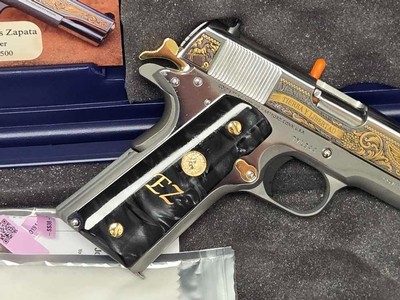 Colt 1911 Government ZAPATA 38 Super TALO Exclusive O1911C-SS38-TYL COLLECTOR ENGRAVED LIMITED RARE COMMEMORATIVE - Image 6 of 7