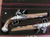 US Historical Society George Washington Silver Mounted Flintlock Pistols - 7 of 16