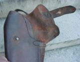 Canadian North West Mounted Police early Snider carbine scabbard for English rigged saddle
- 10 of 15
