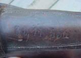Canadian North West Mounted Police early Snider carbine scabbard for English rigged saddle
- 5 of 15