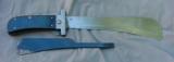World War II Pacific theatre paratrooper or Pilot Survival Cattaraugus folding machete with original blade protector - 5 of 6