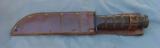 WWII USMC Ka-Bar MK II fighting knife with original leather sheath Fine Condition - 1 of 8