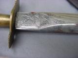 Nice FILIPINA REPUBLICA 1898 marked belt dagger with Ivory handle. - 4 of 6
