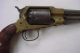 M 1858 Remington New Model Army percussion .44 cal revolver.
Great bore, a shooter. - 3 of 14