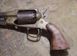 M 1858 Remington New Model Army percussion .44 cal revolver.
Great bore, a shooter. - 5 of 14