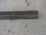 Wheelock rifled octagonal barrel ca. 1650 33 inches long, 1-1/4 across flats, VG+ Condition - 8 of 10