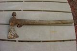 Antique American Indian Iron Pipe Tomahawk with very old (if not original) handle. - 1 of 9