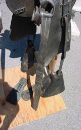 Civil War McClellen cavalry saddle complete with stirrups, carbine socket and link strap.This is a very solid and nice condition Civil War McClellen - 14 of 15
