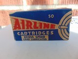 1937 Federal Airline 22 long rifle xcess speed lead lubricated cartridges - 1 of 15