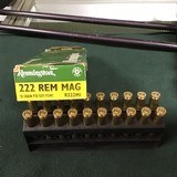 Remington 222 Magnum full correct shells - 1 of 2