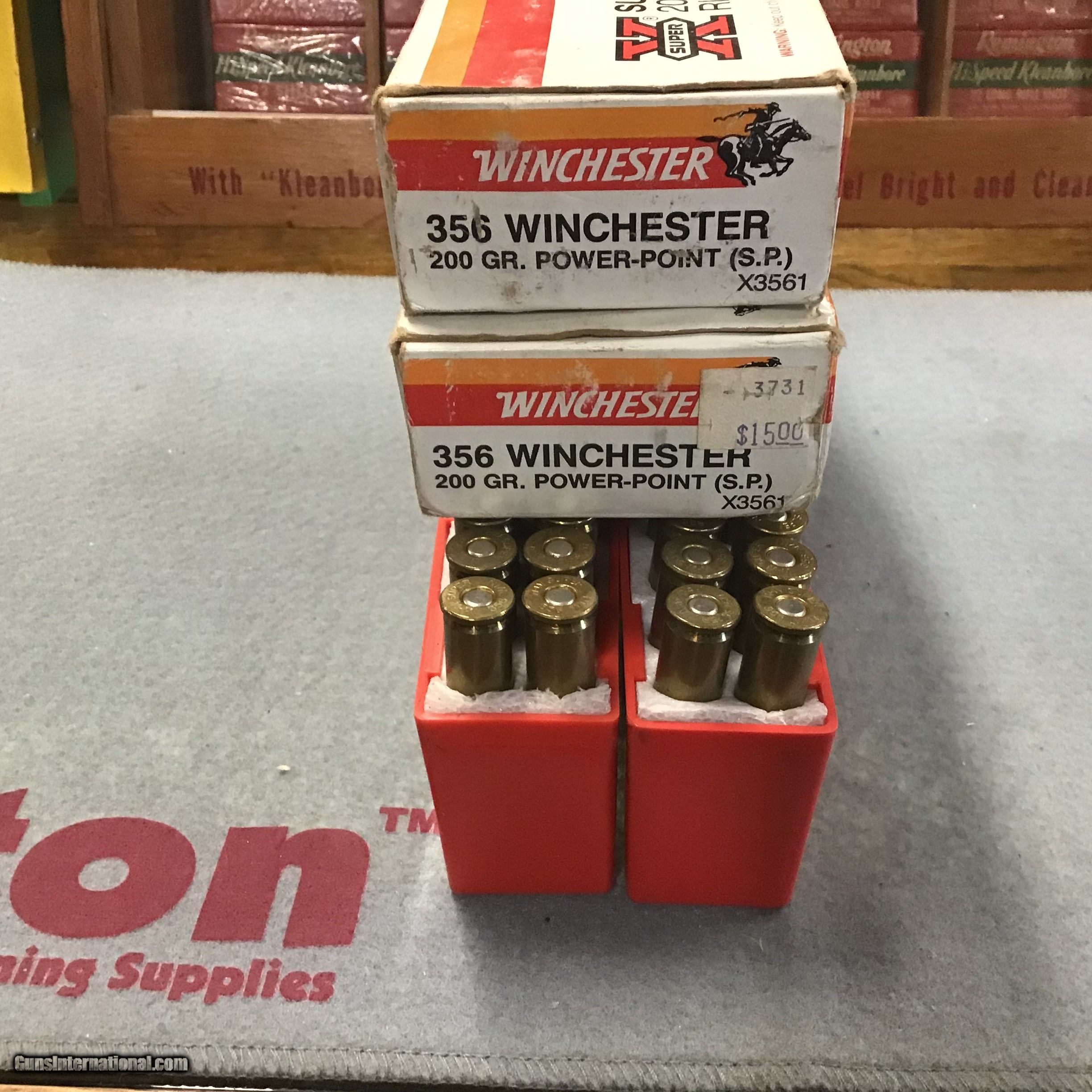 356 Winchester 0 Gr Power Point Sp One Full One Partial 36 Rds For Sale
