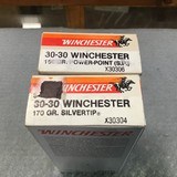 Winchester 30-30 150 Gr. Power Point /
Winchester 170 Gr. Silver Tip - 4 of 7