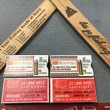 Sears 22 long rifle 4 Boxes & J.C. Higgins 22 Caliber Cleaning Kit & Sears Wooden Ruler - 4 of 6