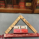 Sears 22 long rifle 4 Boxes & J.C. Higgins 22 Caliber Cleaning Kit & Sears Wooden Ruler - 1 of 6