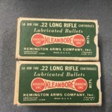 Remington 22 Long Rifle PALMA (6222) Remington 22 Long Rifle (R17L)
2 Boxes of Each - 6 of 15