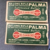 Remington 22 Long Rifle PALMA (6222) Remington 22 Long Rifle (R17L)
2 Boxes of Each - 1 of 15