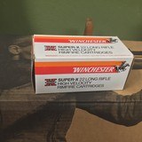 Winchester Super -X 22 Long Rifle High Velocity
one full Brick (500) rds. - 13 of 14