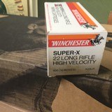 Winchester Super -X 22 Long Rifle High Velocity
one full Brick (500) rds. - 7 of 14