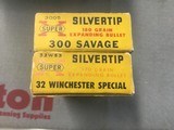 Western Super X Silvertip 32 Winchester Special 170 gr. Western Super-X 300 Savage Silvertip 180 gr. - 18 of 20