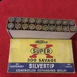 Western Super X Silvertip 32 Winchester Special 170 gr. Western Super-X 300 Savage Silvertip 180 gr. - 10 of 20