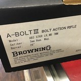 Browning A-Bolt 3 Stalker Long Range Muzzle Break 26. Inch 7mm mag. Factory new - 9 of 20
