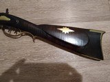 Beautiful .40 Caliber Original Pennsylvania Kentucky Rifle with Silver Inlays, Tiger Striped Full Stock - 8 of 15
