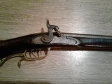 Beautiful Antique Half-Stock Pennsylvania Kentucky Long Rifle Signed JM attributed to J. Miers of Somerset, PA - 3 of 15