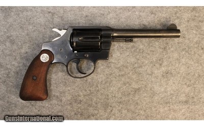 Colt ~ Police Positive ~ .38 Special