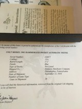 Colt model 1903 Hammerless Pocket Automatic Pistol - 12 of 12