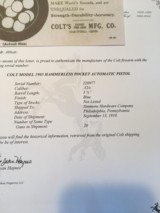 Colt Model 1903 .32 with Factory Letter - 11 of 11
