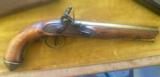 Rare old Belgian flintlock "Sharp" Brass barrelopen to offers - 1 of 15