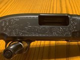 Winchester Model 12 Engraved 20 ga Cyl Solid Rib Nickel Steel - 3 of 12