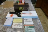 Rare Colt 1911 70 series Combat Governmentmodel .45 ,Beautiful Colt royal blue ,. Mint in box w/all paperwork test fired only - Image 1 of 15