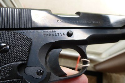 Rare Colt 1911 70 series Combat Governmentmodel .45 ,Beautiful Colt royal blue ,. Mint in box w/all paperwork test fired only - Image 9 of 15