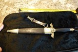 Original WW2 Nazi Germany SMF Glider Pilot dagger with scabbard+hanger Exc cond - Image 15 of 15