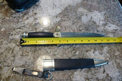 Original WW2 Nazi Germany SMF Glider Pilot dagger with scabbard+hanger Exc cond - Image 14 of 15