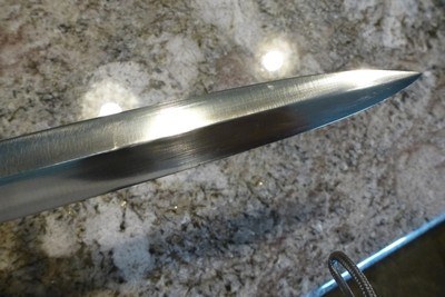 Original WW2 Nazi Germany SMF Glider Pilot dagger with scabbard+hanger Exc cond - Image 6 of 15