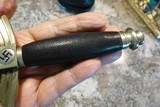 Original WW2 Nazi Germany SMF Glider Pilot dagger with scabbard+hanger Exc cond - Image 9 of 15