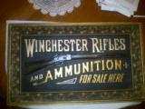 EXTREMELY RARE 1873 WINCHESTER SIGN BOARD - 1 of 2