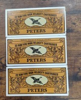 Vintage Peters 22lr ammo -3 bricks 1500rds 30 boxes - 3 of 4