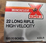 Vintage Ammo 22lr Winchester Super X High Velocity 1 Brick 10 boxes 500rds - 3 of 5