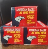 Vintage American Eagle 22lr Copper Plated 3 Bricks 30 boxes 1200rds - 4 of 6