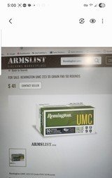 Rem UMC 223 55gr 25 boxes 20/box 500rd $.55
Manufacture Model # L223R3 - 8 of 10
