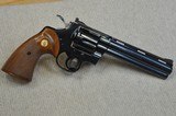 Colt Python 6" blue with box, papers - 2 of 15