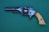 Smith and Wesson Model One, 2nd Issue -Scarce Factory Silver Plated & Ivories- - 2 of 5